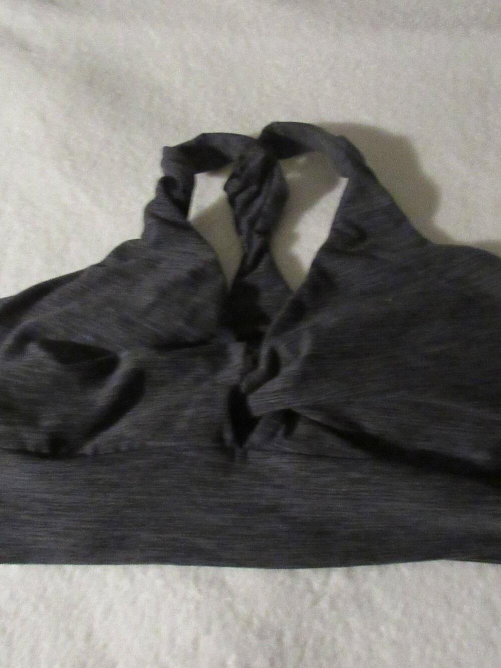Victoria's Secret Gray/Black Sport Bra  Size Large